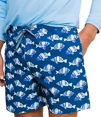 Southern Tide Feeling Fintastic Maritime Swim Trunks