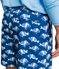 Southern Tide Feeling Fintastic Maritime Swim Trunks