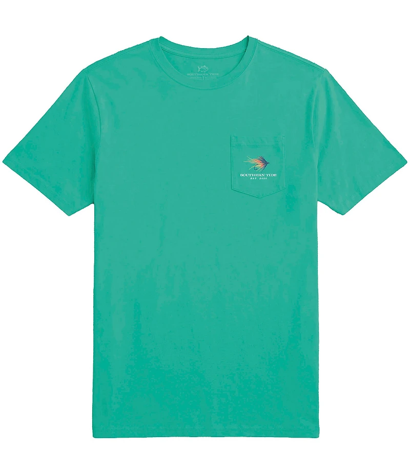 Southern Tide Fly Fishing Skipjack Outline Short Sleeve T-Shirt