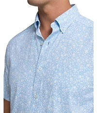 Southern Tide Garden Blooms Short Sleeve Woven Shirt