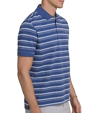 Southern Tide Heather Stripe Skipjack Short Sleeve Polo Shirt