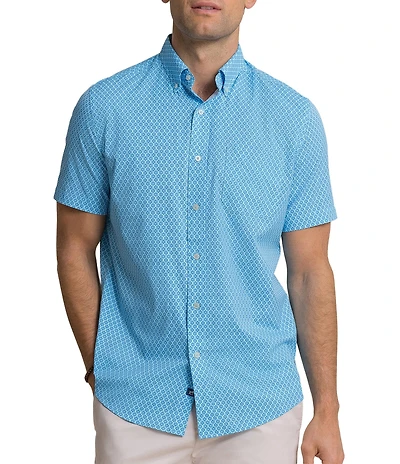 Southern Tide Intercoastal Flower Garden Short Sleeve Woven Shirt