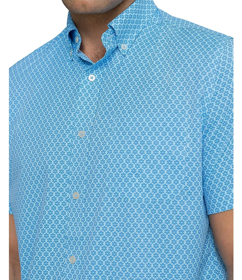 Southern Tide Intercoastal Flower Garden Short Sleeve Woven Shirt