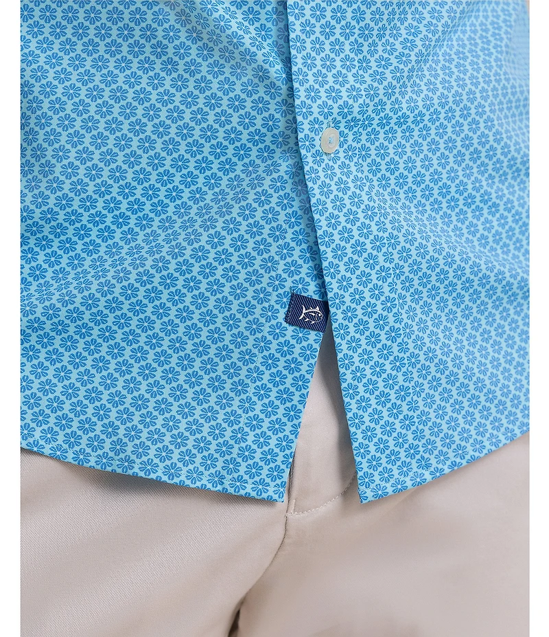 Southern Tide Intercoastal Flower Garden Short Sleeve Woven Shirt