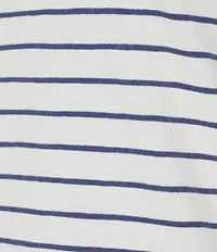 Southern Tide Knit Sunfarer Striped Crew Tee Shirt