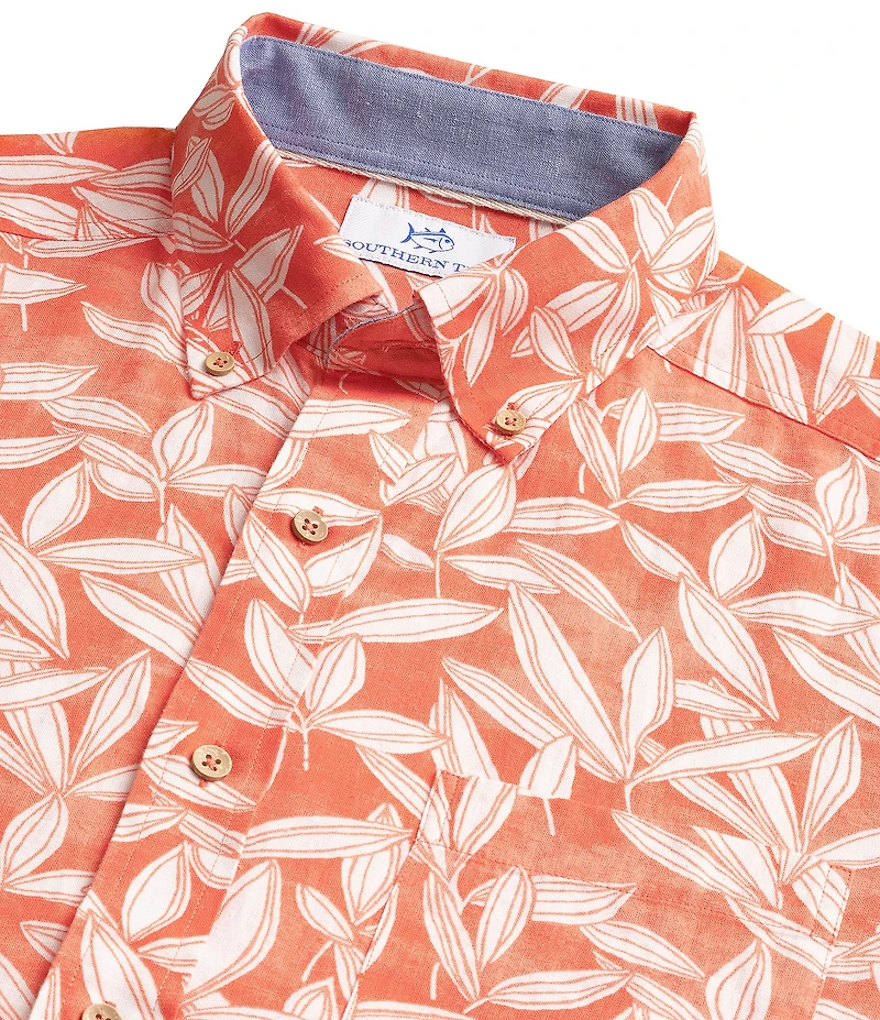 Southern Tide Kokomo Row Short Sleeve Woven Shirt