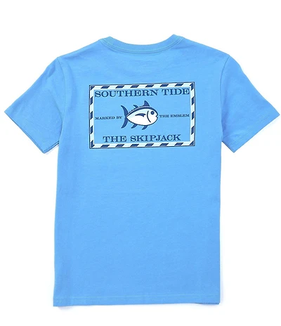 Southern Tide Little/Big Boys Short-Sleeve Skipjack Logo T-Shirt