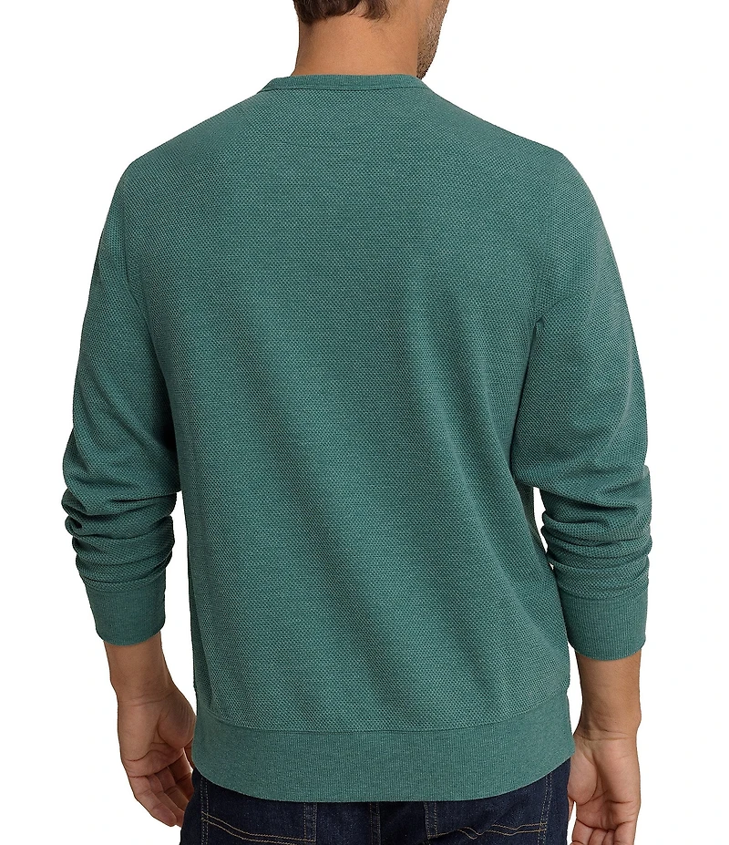 Southern Tide Lowland Luxe Textured Sweatshirt