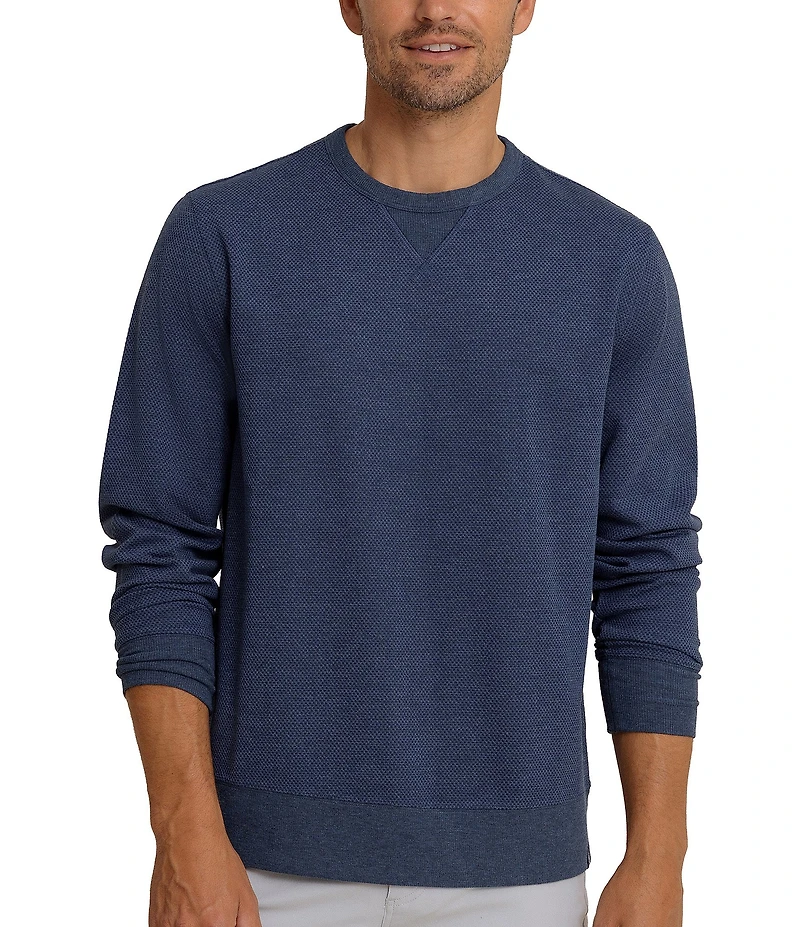 Southern Tide Lowland Luxe Textured Sweatshirt