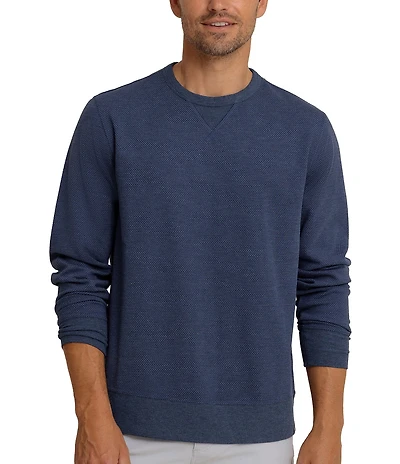 Southern Tide Lowland Luxe Textured Sweatshirt