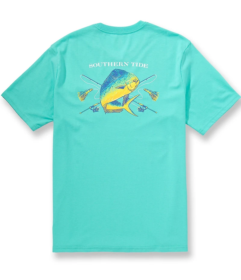 Southern Tide Mahi Deep Sea Fishing Short Sleeve Graphic T-Shirt