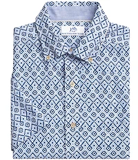 Southern Tide Marine Mirage Short Sleeve Woven Shirt