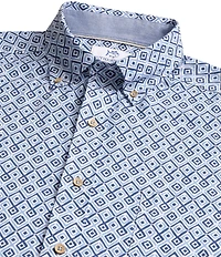 Southern Tide Marine Mirage Short Sleeve Woven Shirt