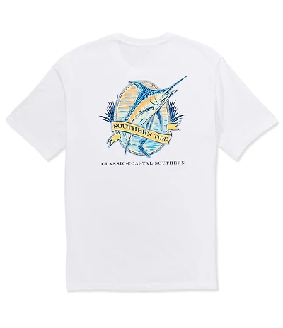 Southern Tide Marlin Badge Short Sleeve T-Shirt