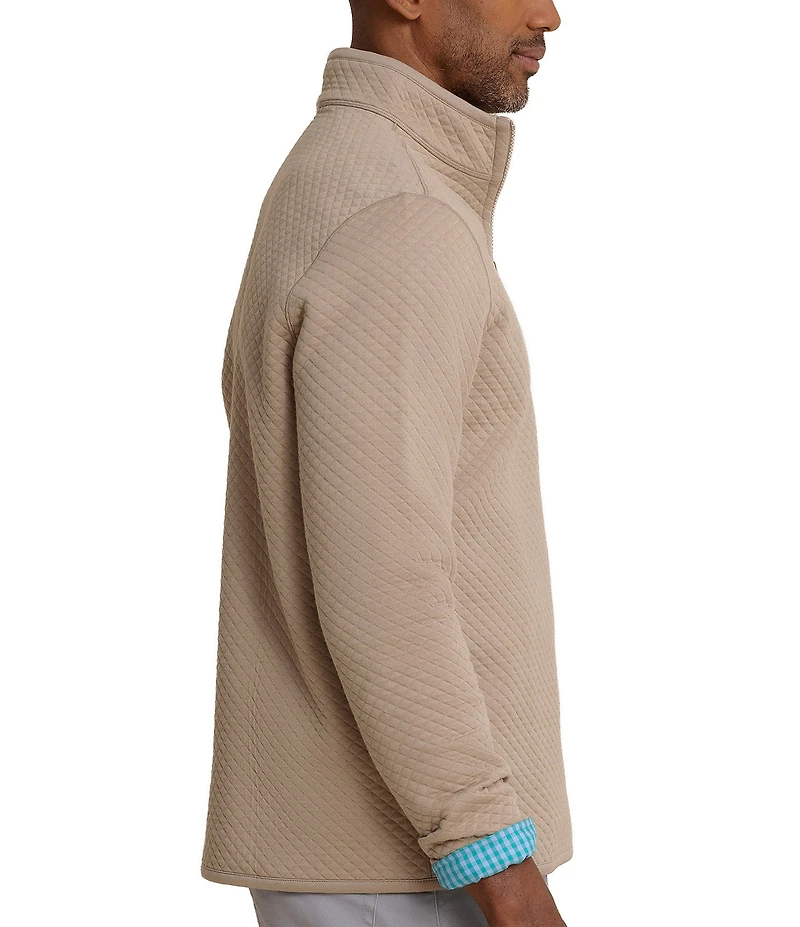 Southern Tide Oak Island Reversible Quarter-Zip Pullover