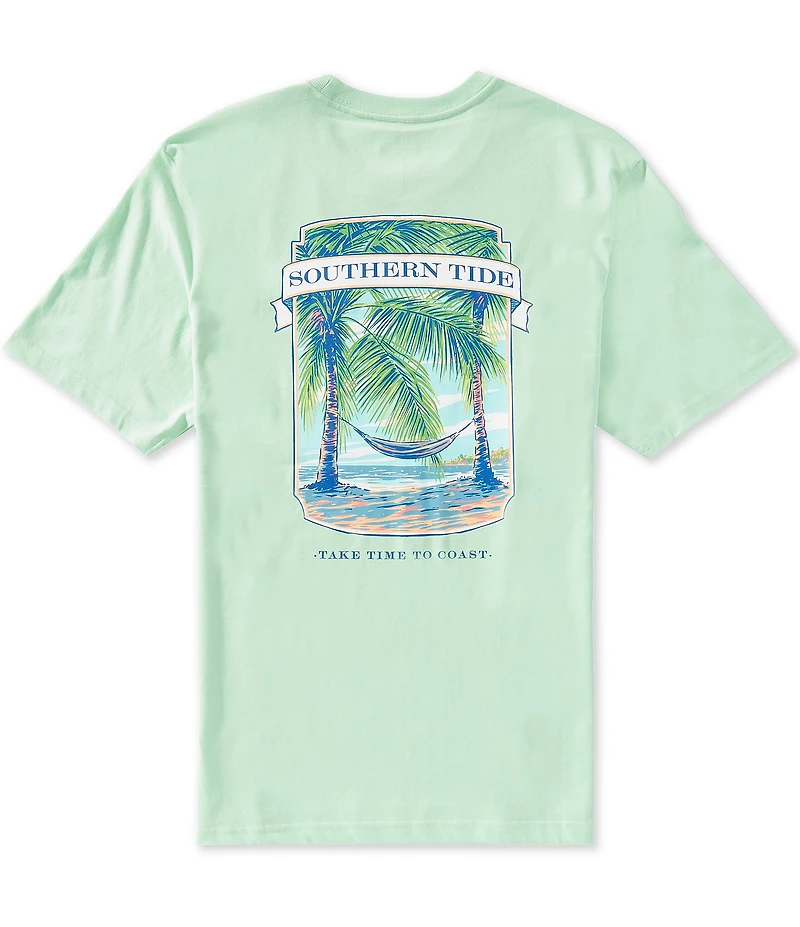 Southern Tide Palm Hammock Time To Coast Short Sleeve T-Shirt