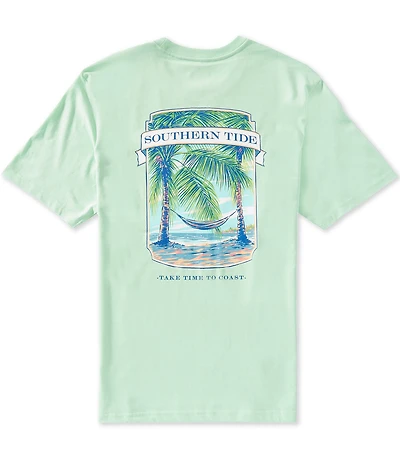 Southern Tide Palm Hammock Time To Coast Short Sleeve T-Shirt