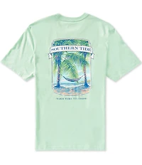 Southern Tide Palm Hammock Time To Coast Short Sleeve T-Shirt