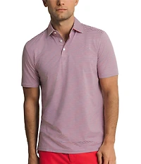 Southern Tide Pelican Landing Coastal Breeze Stripe Short Sleeve Polo Shirt