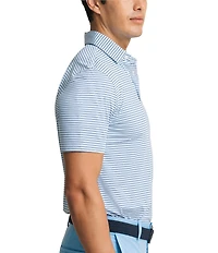 Southern Tide Pelican Landing Coastal Breeze Stripe Short Sleeve Polo Shirt