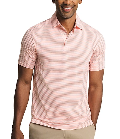 Southern Tide Pelican Landing Coastal Breeze Stripe Short Sleeve Polo Shirt