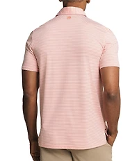 Southern Tide Pelican Landing Coastal Breeze Stripe Short Sleeve Polo Shirt