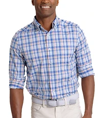 Southern Tide Performance Stretch Brrr° Intercoastal Charlesport Plaid Long Sleeve Woven Shirt