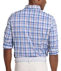 Southern Tide Performance Stretch Brrr° Intercoastal Charlesport Plaid Long Sleeve Woven Shirt