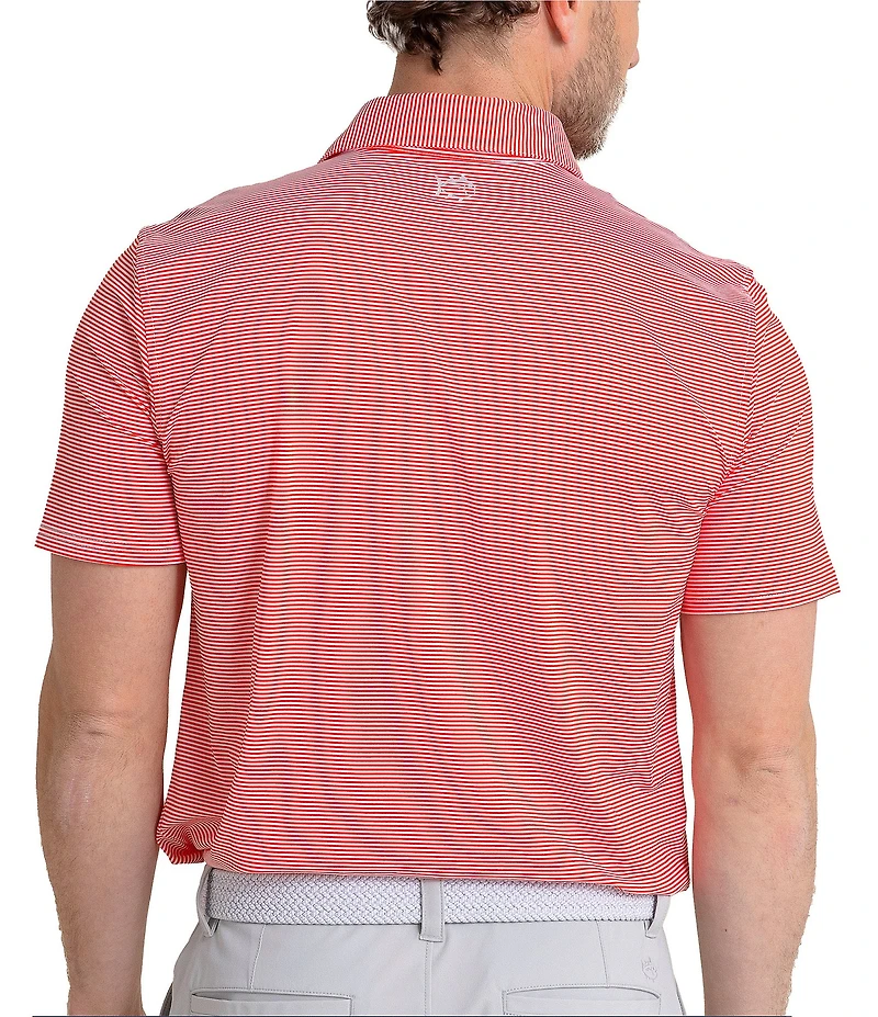 Southern Tide Performance Stretch Brrr°-eeze Meadowbrook Stripe Short Sleeve Polo Shirt