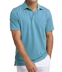 Southern Tide Performance Stretch Brrr°-eeze Meadowbrook Stripe Short Sleeve Polo Shirt