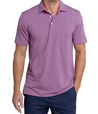 Southern Tide Performance Stretch Brrr°-eeze Meadowbrook Stripe Short Sleeve Polo Shirt