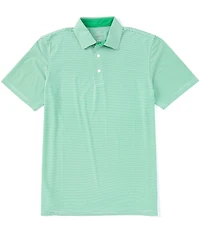 Southern Tide Performance Stretch Brrr°-eeze Meadowbrook Stripe Short Sleeve Polo Shirt