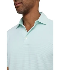 Southern Tide Performance Stretch Brrr°-eeze Meadowbrook Stripe Short Sleeve Polo Shirt