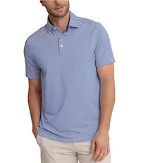 Southern Tide Performance Stretch Brrr°-eeze Meadowbrook Stripe Short Sleeve Polo Shirt