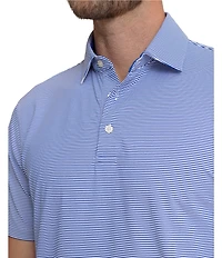 Southern Tide Performance Stretch Brrr°-eeze Meadowbrook Stripe Short Sleeve Polo Shirt