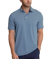 Southern Tide Performance Stretch Brrr°-eeze Meadowbrook Stripe Short Sleeve Polo Shirt