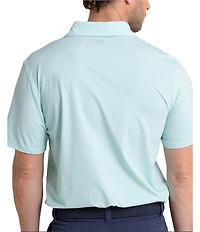 Southern Tide Performance Stretch Brrr°-eeze Meadowbrook Stripe Short Sleeve Polo Shirt
