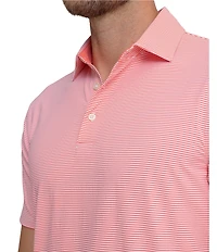 Southern Tide Performance Stretch Brrr°-eeze Meadowbrook Stripe Short Sleeve Polo Shirt