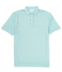 Southern Tide Performance Stretch Driver On The Ball Printed Short Sleeve Polo Shirt