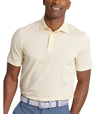 Southern Tide Performance Stretch Driver Sevilla Stripe Short Sleeve Polo Shirt