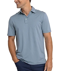 Southern Tide Performance Stretch Driver Sunbury Stripe Short Sleeve Polo Shirt
