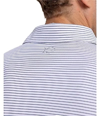Southern Tide Performance Stretch Driver Sunbury Stripe Short Sleeve Polo Shirt