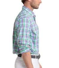 Southern Tide Performance Stretch Intercoastal Gaspee Plaid Long Sleeve Woven Shirt