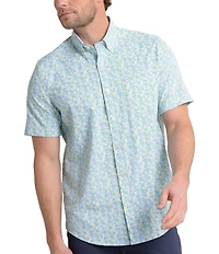 Southern Tide Performance Stretch Intercoastal Petal Party Short Sleeve Woven Shirt