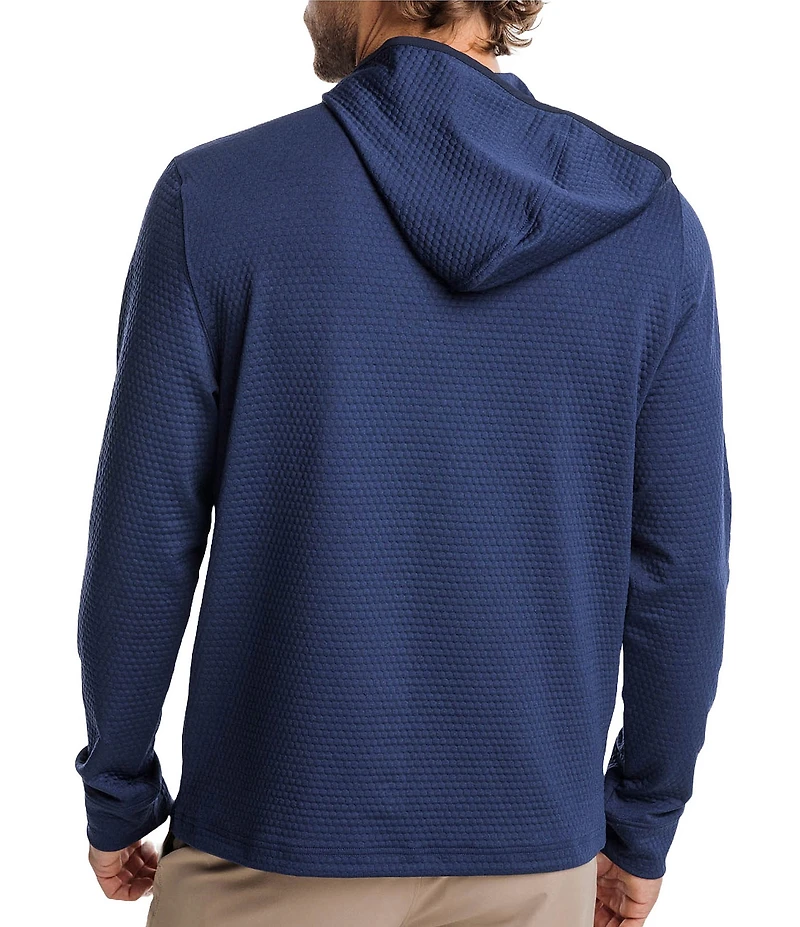 Southern Tide Performance Stretch Scuttle Heather Quarter-Zip Hoodie