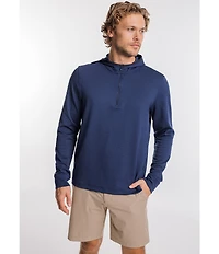 Southern Tide Performance Stretch Scuttle Heather Quarter-Zip Hoodie