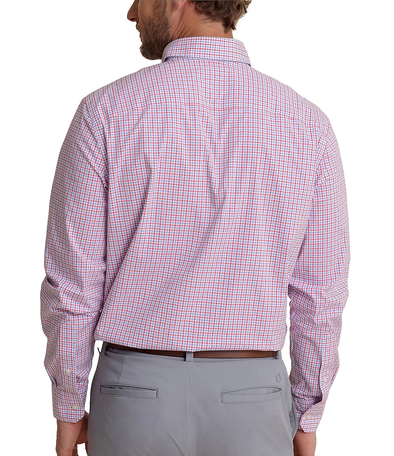 Southern Tide Performance Stretch Summerton Plaid Charleston Long Sleeve Woven Shirt