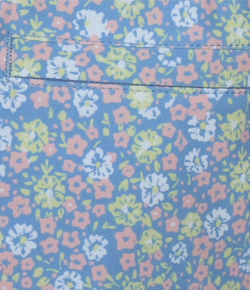 Southern Tide Petal Party 6#double; Inseam Swim Trunks