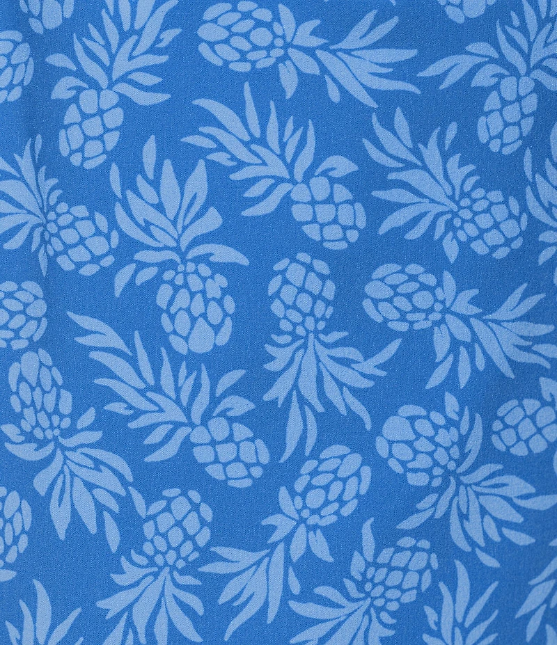 Southern Tide Pineapple Parade Maritime 6#double; Inseam Swim Trunks