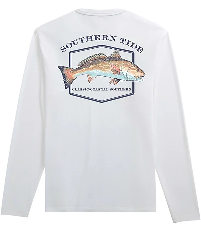 Southern Tide Redfish Badge Long Sleeve T-Shirt